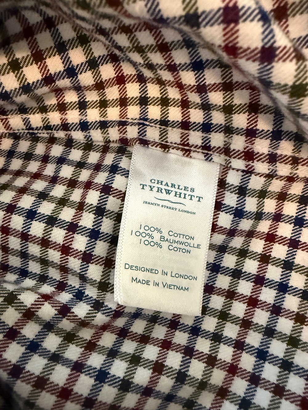 Charles Tyrwhitt Slim Fit Button-Down Shirt – Size 18 / 37” Sleeve - Picture 6 of 11